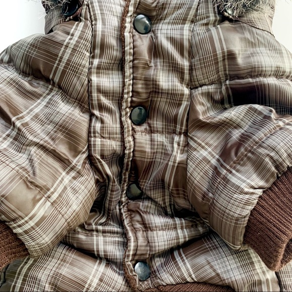 | pup plaid fur-lined parka | - Picture 7 of 13